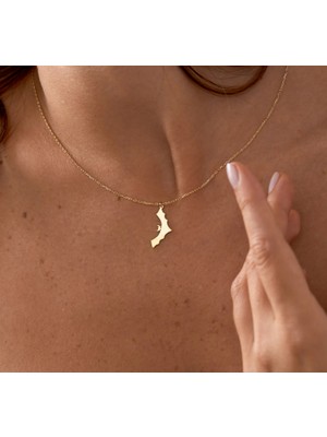 Yarasa 14 Ayar Altın Kolye