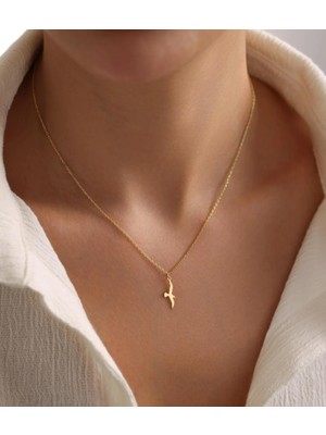 Martı 14 Ayar Altın Kolye