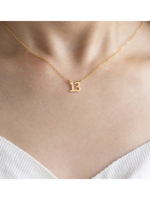 13 Sayısı 14 Ayar Altın Kolye