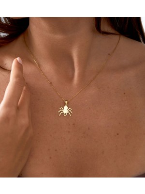 Akrep 14 Ayar Altın Kolye