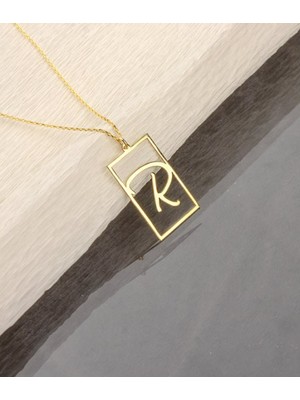 Harf 14 Ayar Altın Kolye