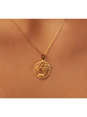 Fotoğrafçı Kız 14 Ayar Altın Kolye