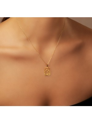 Doğa 14 Ayar Altın Kolye