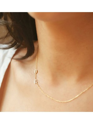 Harf 14 Ayar Altın Kolye