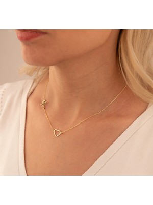 Sana Giden Yol 14 Ayar Altın Kolye