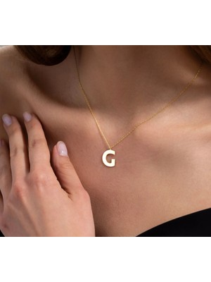 Harf 14 Ayar Altın Kolye