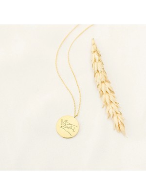 Canım Evladım 14 Ayar Altın Kolye