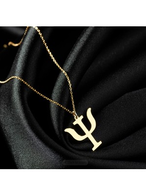 Psikoloji Simgesi 14 Ayar Altın Kolye