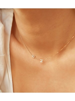 Harf 14 Ayar Altın Kolye