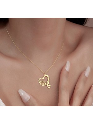 Raket 14 Ayar Altın Kolye