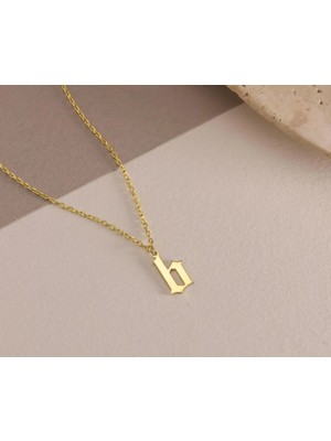 Harf 14 Ayar Altın Kolye