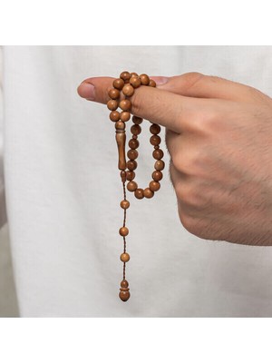 Sıkma Kehribar 925 Ayar Gümüş Tesbih