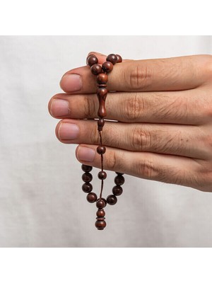 Kuka Yuvarlak Kesim 925 Ayar Gümüş Tesbih