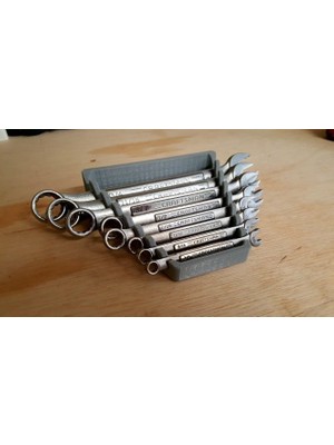 BYR Craftsman 8 Parça Kombinasyon Anahtar Düzenleyici - Metrik (Plastik Aparattır!!!)