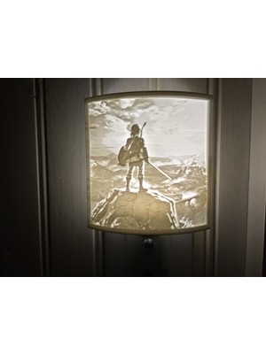 BYR Kişiselleştirilebilir Gece Lambası Litofan (Plastik Aparattır!!!)