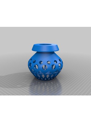 BYR "kozmik Zarafet: Geometrik Pot Şapka Abajur" (Plastik Aparattır!!!)