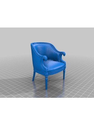 BYR Ram Başlı Kollu Şık Sandalye (Plastik Aparattır!!!)