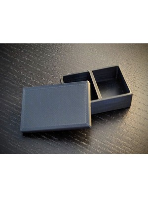 BYR 2 Bölmeli Hap Kutusu - 45MM x 30MM x 15MM (Plastik Aparattır!!!)