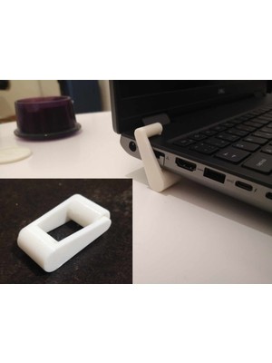 BYR Kilitleme Özelliğine Sahip Basit Dizüstü Bilgisayar Standı (Plastik Aparattır)