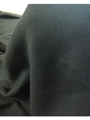 Siyah Renkte Interlok Örme (En 180 cm x Boy 150 Cm)