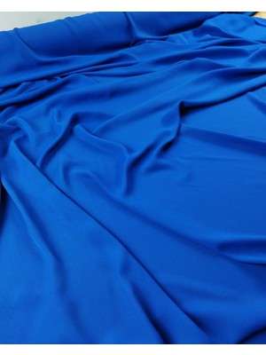 Mavi Renkte Şifon  En 150 cm x Boy 225 cm