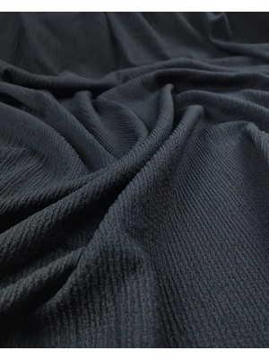 Siyah Renkte Bürümcüklü Jarse (En  160 cm x Boy 265 Cm)