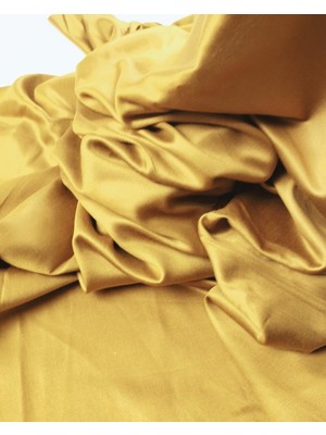 Yağ Yeşili Renkte Pamk Saten (En  140 cm x Boy  200 Cm)