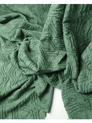 Koyu Yeşil Renkte Jarse En: 140