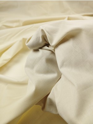 Krem Renkte Pamuklu Dokumaen: 150 cm