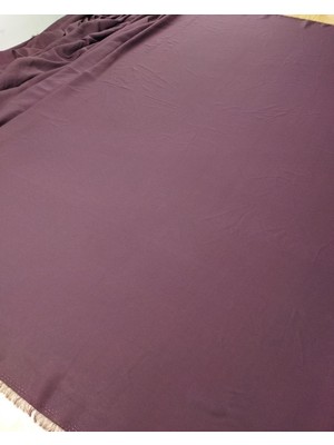 Mor Renkte Krep Şifon En 140 cm x Boy 210 cm