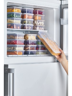 Deepfreezer Organizer Saklama Kabı KÜÇÜK(1,18LT)(3 Adet)
