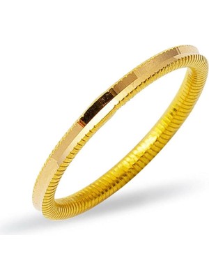 22 Ayar Altın Kaplama Ajda Yüzük