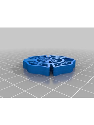 BYR Malta Haçı - Itfaiye Sembolü Anahtarlık (Plastik Aparattır!!!)