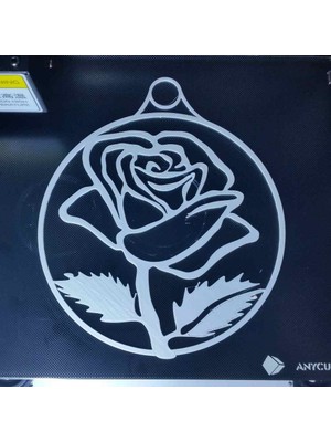 BYR Pencere Dekorasyonu Pencere Dekorasyonu Gül (Plastik Aparattır!!!)