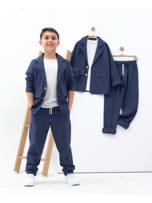 Zelhan Kids Erkek Çocuk Keten Takım