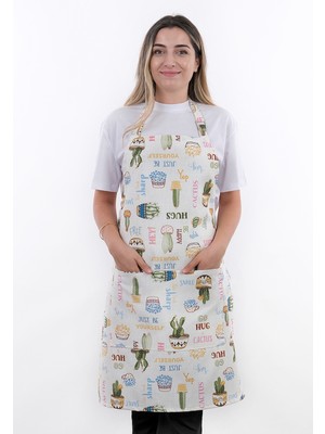 Sevilya Sweet 3lü Set Ayarlanabilir Askılı Mutfak Önlüğü Seti (ELDİVEN, TUTACAK)