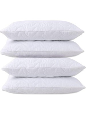 Sevilya Kapitone Su Geçirmez Sıvı Geçirmez Yastık Koruyucu Yastık Alezi 4'lü Paket