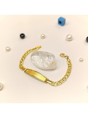 Isim Yazılabilir Çocuk Bileklik 14 Ayar Altın Hd Videolu