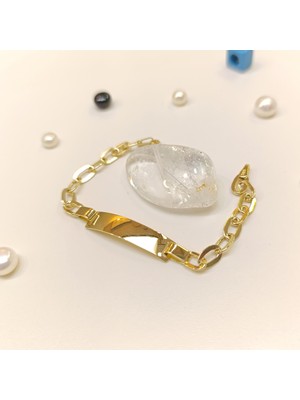 Isim Yazılabilir Çocuk Bileklik 14 Ayar Altın Hd Videolu