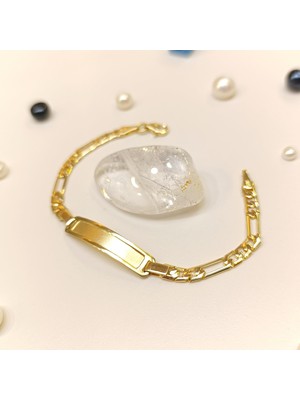 Isim Yazılabilir Çocuk Bileklik 14 Ayar Altın Hd Videolu