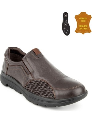 Muya Denver 6 Nokta Anatomik-Kemik Çık. Erkek Ayakkabı Koyu Kahve