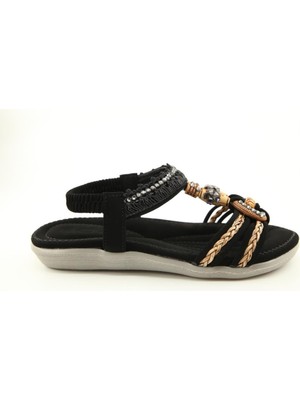 Guja 25Y129-2 Siyah Çocuk Sandalet