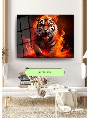 Sert Bakış - Güçlü Kaplan Cam Tablo