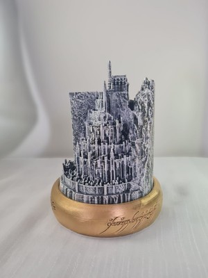 ESELYA3D Yüzüklerin Efendisi Minas Tirith Heykeli, Lord Of The Rings Biblo, Yüzüklerin Efendisi Figür,fanart