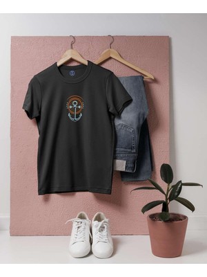 Bahriyeli Collection Oversize Denizci Çapalı / Anchor Tasarım T-Shirt
