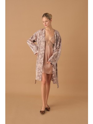 Pierre Cardin Ipek Saten Altılı Gelin Çeyiz Takımı - LX.25262 Neutral