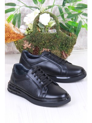 Mehmet Mete 42466 Rahat Hakiki Deri Sneaker Erkek Ayakkabı