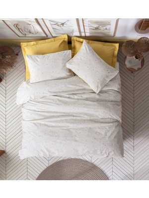 Cotton Box Petite Çift Kişilik Lastikli Çarşaflı Tiny Hardal Nevresim Takımı