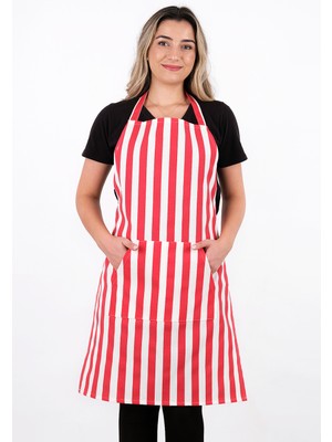 Sevilya Motif 3'lü Set Ayarlanabilir Askılı Mutfak Önlüğü (ELDİVEN TUTACAK)