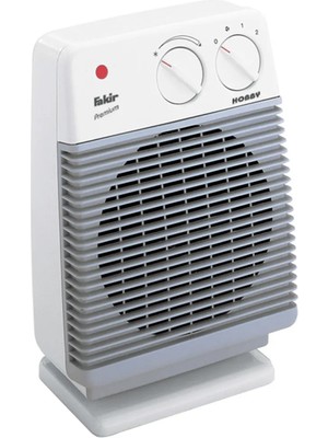 Fakir Hobby S Premium 1000 Watt Açık Gri Fanlı Isıtıcı Yanmaz Gövde ile Duvara Monte Edilebilir